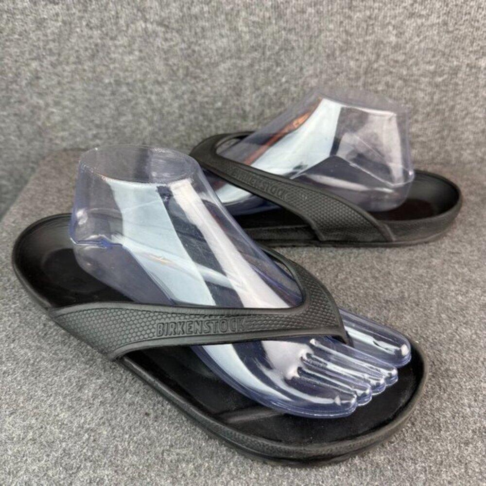 Birkenstock EVA Black Unisex Thong Sandals Size 38|US 7-7.5‎